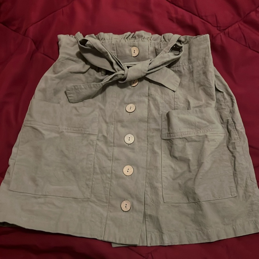 Dark green skirt